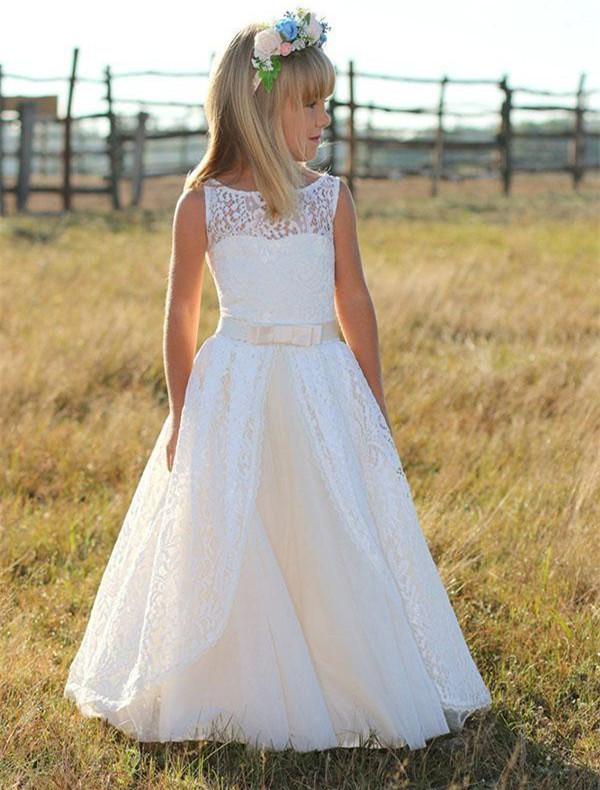 Girl's Dresses Flower Girls Dress Ivory Lace Country Boho Summer A Line Belt Sash Floor Length O Neck Sleeveless Formal Communion Vestidos, Purple
Girl's Dresses Flower Girls Dress Ivory Lace Country Boho Summer A Line Belt Sash Floor Length O Neck Sleeveless Formal Communion Vestidos, Purple