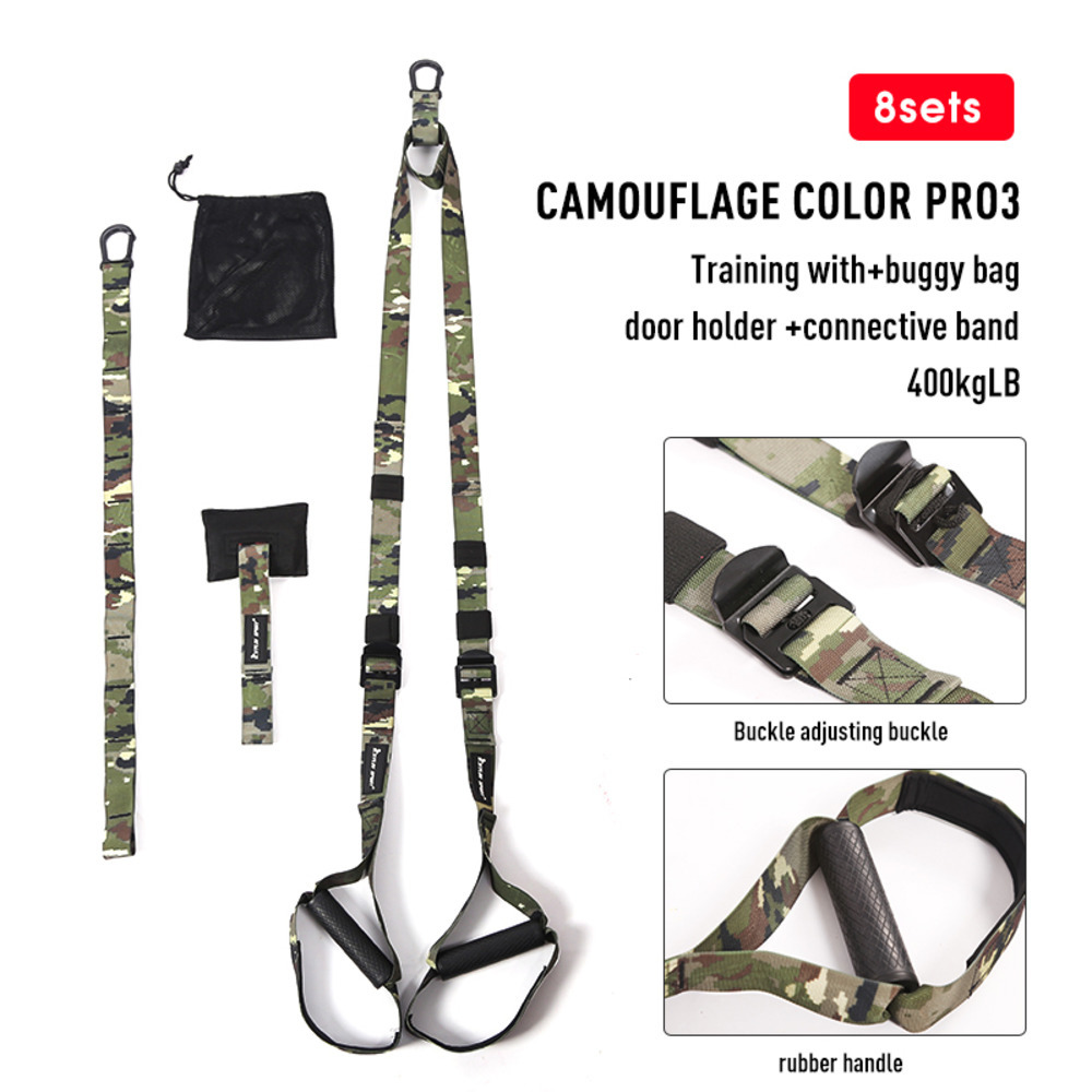 Resistance Bands Equipment Strength Hanging Training Strap Fitness Exerciser Workout Suspension Trainer Belt C0224, Cream
Resistance Bands Equipment Strength Hanging Training Strap Fitness Exerciser Workout Suspension Trainer Belt C0224, Cream