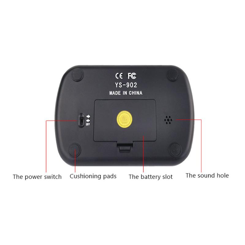 Timers Professional Chess Clock Compact Digital Watch Count Up Down Timer Board Game Stopwatch Bonus Competition Hour