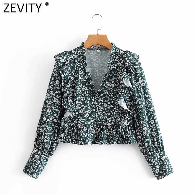 Zevity Women Sweet Agaric Lace V Neck Floral Print Short Blouse Female Long Sleeve Ruffles Shirts Chic Femme Blusas Tops LS7343 210603, As pic ls7343aazz
Zevity Women Sweet Agaric Lace V Neck Floral Print Short Blouse Female Long Sleeve Ruffles Shirts Chic Femme Blusas Tops LS7343 210603, As pic ls7343aazz