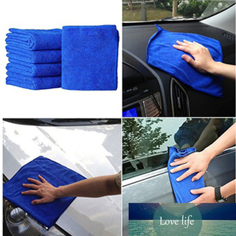 10Pcs Soft Auto Car Microfiber Wash Cloth Cleaning Towels Hair Drying Duster