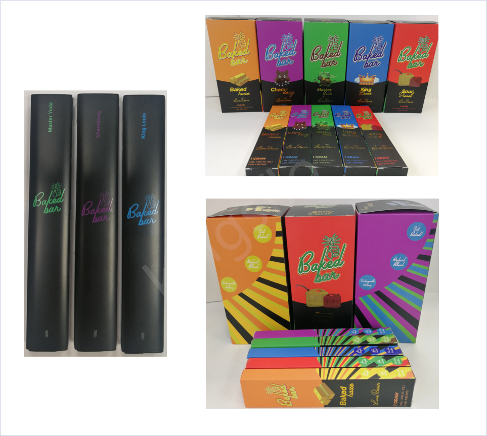 Baked Bar Disposable Vape Pen E-cigarettes Empty Cartridge Capes Ecigs USB Rechargeable Vapor Bar Airflow Portable with Gift Box
Baked Bar Disposable Vape Pen E-cigarettes Empty Cartridge Capes Ecigs USB Rechargeable Vapor Bar Airflow Portable with Gift Box