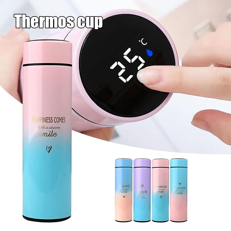 Water Bottles Portable Smart Vacuum Flask With Temperature Display 304 Stainless Steel Insulated Cup Kitchen Accessories For Camping Traveli
Water Bottles Portable Smart Vacuum Flask With Temperature Display 304 Stainless Steel Insulated Cup Kitchen Accessories For Camping Traveli