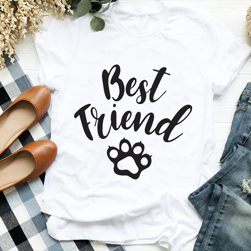 cat dog paw animal letter women t shirt fashion casual 90s print tee womens for female clothes graphic, White
cat dog paw animal letter women t shirt fashion casual 90s print tee womens for female clothes graphic, White