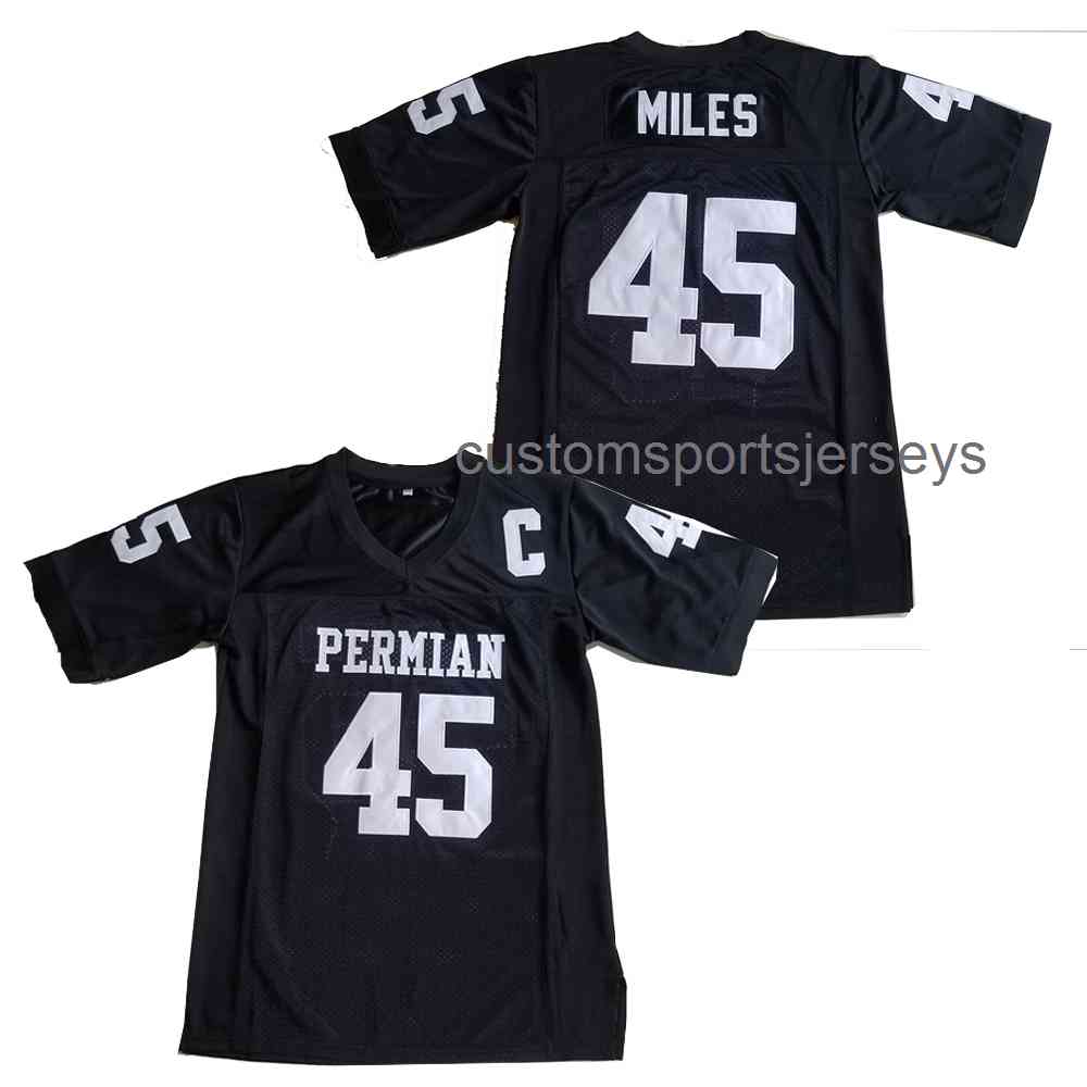 Custom Men Women kids PERMIAN 45 MILES jerseys Embroidery Hip hop loose BLACK WHITE 2020 new Stitched football jersey Any Name Number
Custom Men Women kids PERMIAN 45 MILES jerseys Embroidery Hip hop loose BLACK WHITE 2020 new Stitched football jersey Any Name Number