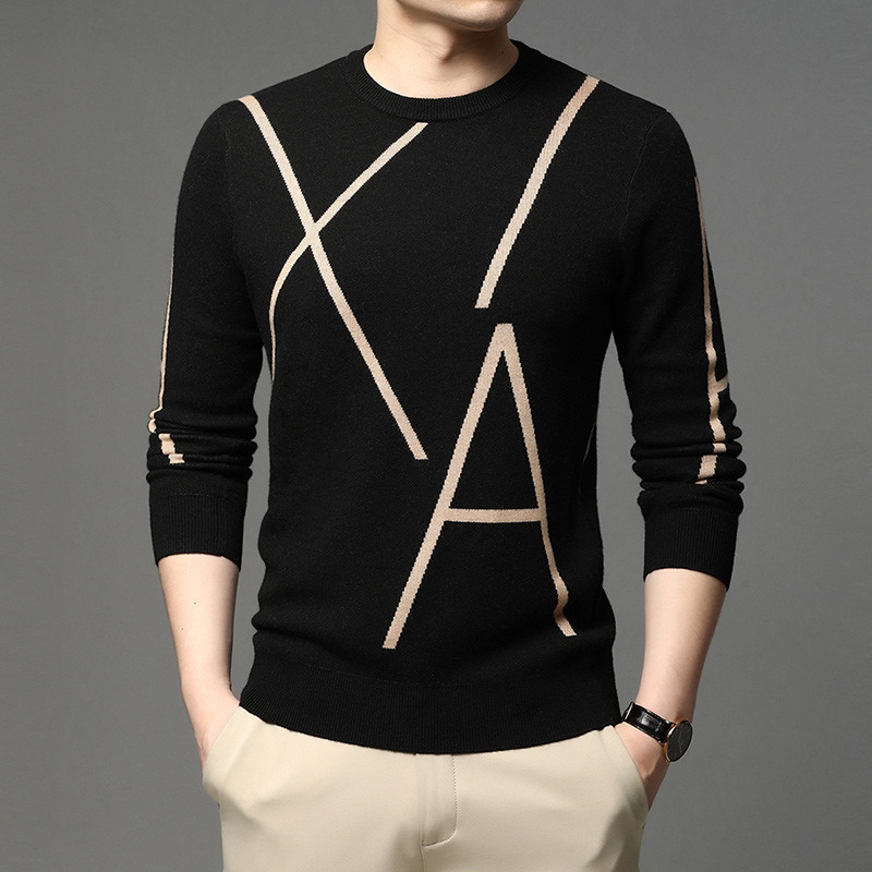 2021 New Fashion Knit High End Designer Winter Wool Pullover Black Sweater For Man Cool Autum Casual Jumper Mens Clothing, White;black
2021 New Fashion Knit High End Designer Winter Wool Pullover Black Sweater For Man Cool Autum Casual Jumper Mens Clothing, White;black