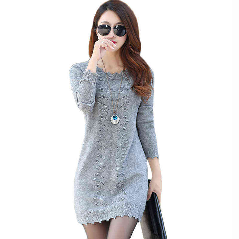 Women Sweaters Dress Pullovers 2020 New Autumn Winter Long Knitted Sweater Knitwear Female Long Sleeve Bottoming Long Dresses G1223, Creamy-white
Women Sweaters Dress Pullovers 2020 New Autumn Winter Long Knitted Sweater Knitwear Female Long Sleeve Bottoming Long Dresses G1223, Creamy-white