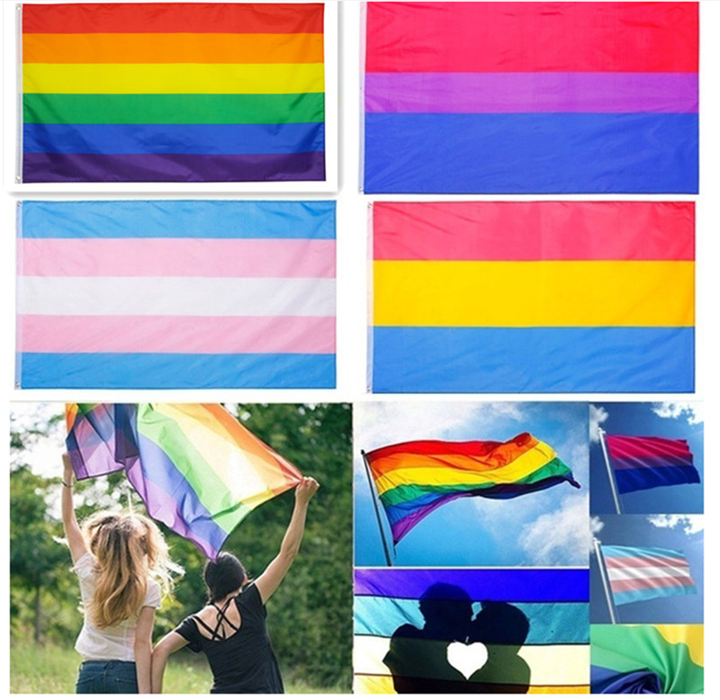 Rainbow Flag Banner 3x5FT 90x150cm Gay Pride Flags Polyester Banners Colorful LGBT Lesbian Parade Decoration
Rainbow Flag Banner 3x5FT 90x150cm Gay Pride Flags Polyester Banners Colorful LGBT Lesbian Parade Decoration