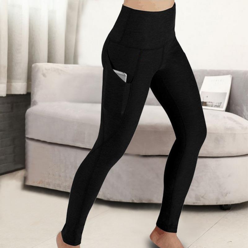 Running Pants Fitness Female Full Length Sports Leggings Comfortable Yoga With Pocket 2021, Black;blue
Running Pants Fitness Female Full Length Sports Leggings Comfortable Yoga With Pocket 2021, Black;blue