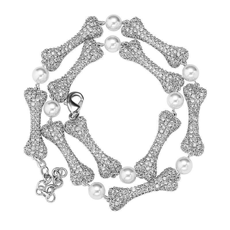 Hip Hop Chain Iced Out Full Zircon Pearl Necklaces Gold Silver Men's and Women's Necklace Bracelets Cuban Link Chains
Hip Hop Chain Iced Out Full Zircon Pearl Necklaces Gold Silver Men's and Women's Necklace Bracelets Cuban Link Chains
