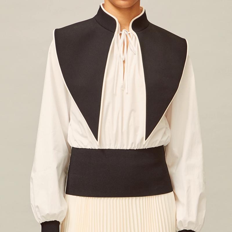Women' Blouses & Shirts 2021 Detachable Collar Ol Blouse Lady Retro Lace-Up Shirt And Tops For Spring Summer, As pic
Women' Blouses & Shirts 2021 Detachable Collar Ol Blouse Lady Retro Lace-Up Shirt And Tops For Spring Summer, As pic