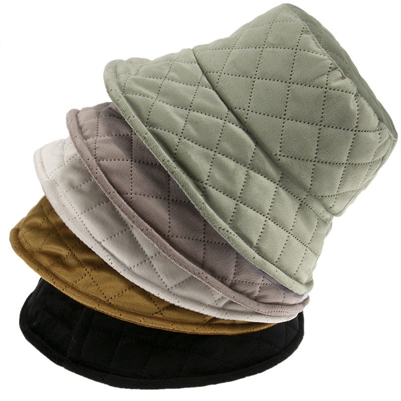 Autumn and Winter Quilted Bucket Hat Womens Korean-Style Pure Color All-Matching Diamond-Shaped Plaid Fisherman Hat Trendy Net Red Fashion F, Box
Autumn and Winter Quilted Bucket Hat Womens Korean-Style Pure Color All-Matching Diamond-Shaped Plaid Fisherman Hat Trendy Net Red Fashion F, Box