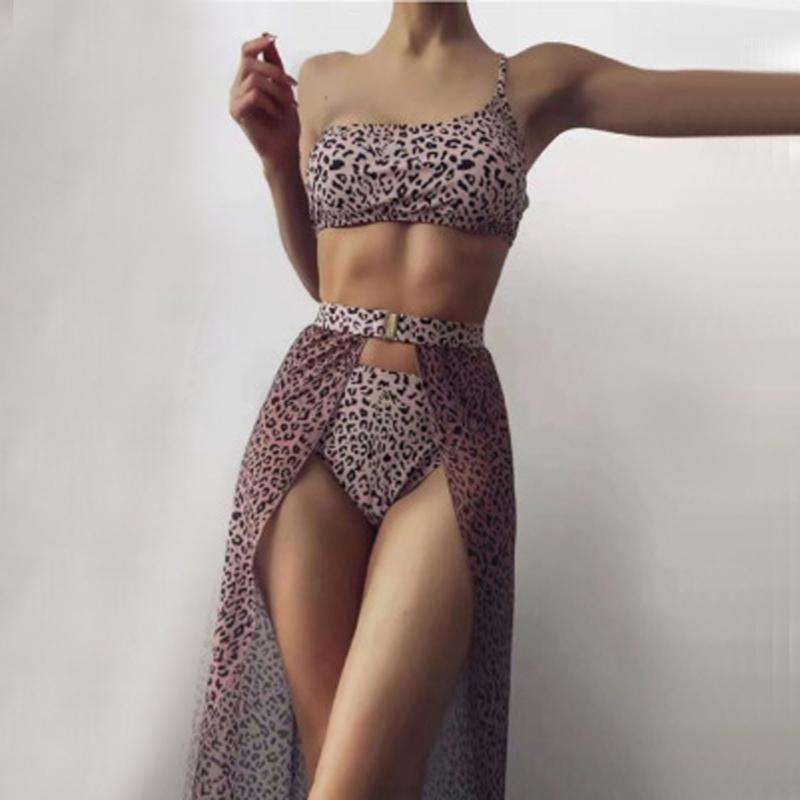 Women' Swimwear Bikinis 2021 Fashion Split High Waist Three-piece Mesh Bikini And Leopard Print Swimsuit Maillot De Bain Femme, Black
Women' Swimwear Bikinis 2021 Fashion Split High Waist Three-piece Mesh Bikini And Leopard Print Swimsuit Maillot De Bain Femme, Black