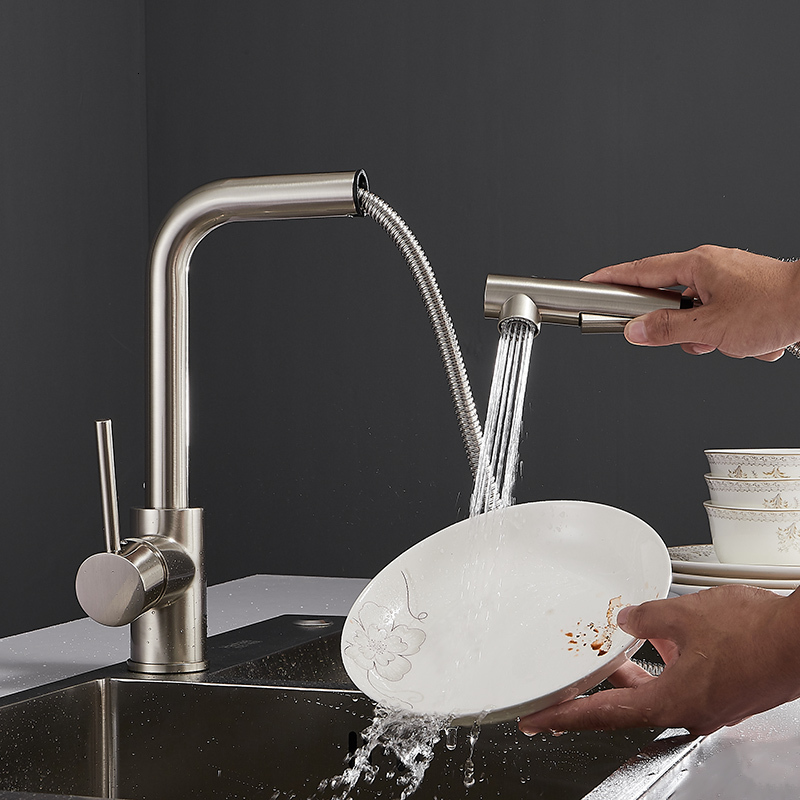 2021 New Swivel Brass Nickel High Arch Kitchen Sink Pull Out Faucet Rotation Spray Mixer Tap Torneira Cozinha 3f8l
2021 New Swivel Brass Nickel High Arch Kitchen Sink Pull Out Faucet Rotation Spray Mixer Tap Torneira Cozinha 3f8l