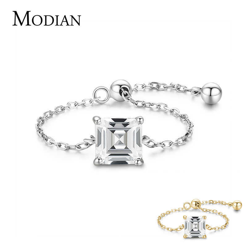 100% Solid 925 Sterling Silver Emerald Cut Square Clear Zirconia Chain Link Finger Ring For Women Jewelry Accessories 210707
100% Solid 925 Sterling Silver Emerald Cut Square Clear Zirconia Chain Link Finger Ring For Women Jewelry Accessories 210707