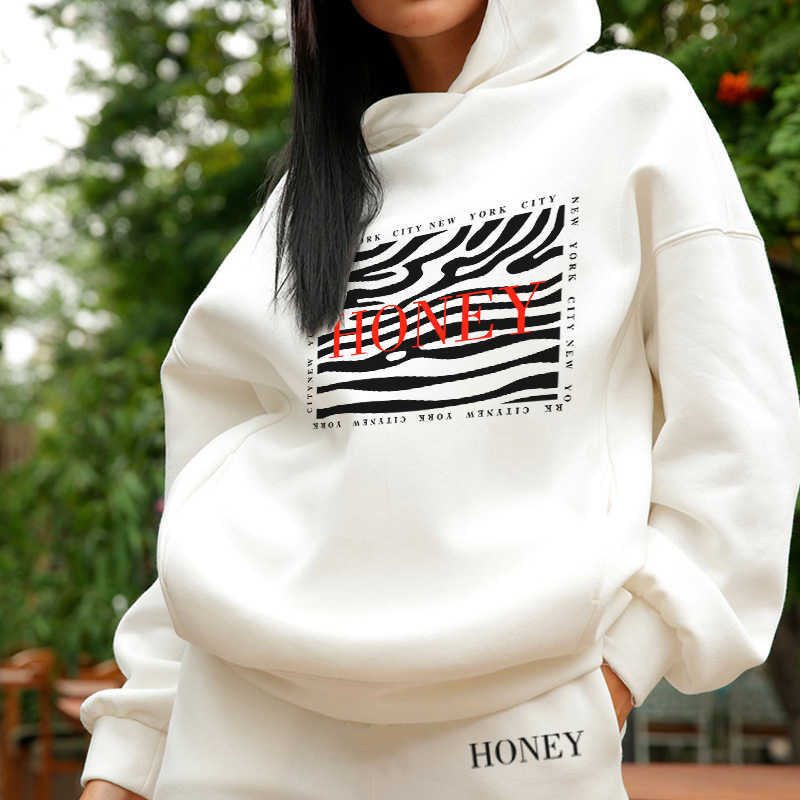 Hoodies Suit Winter Spring Casual Tracksuit Outfit Letter Print Two Piece Tracksuit Sports Home Suit Hoodies Woman Pants 210709