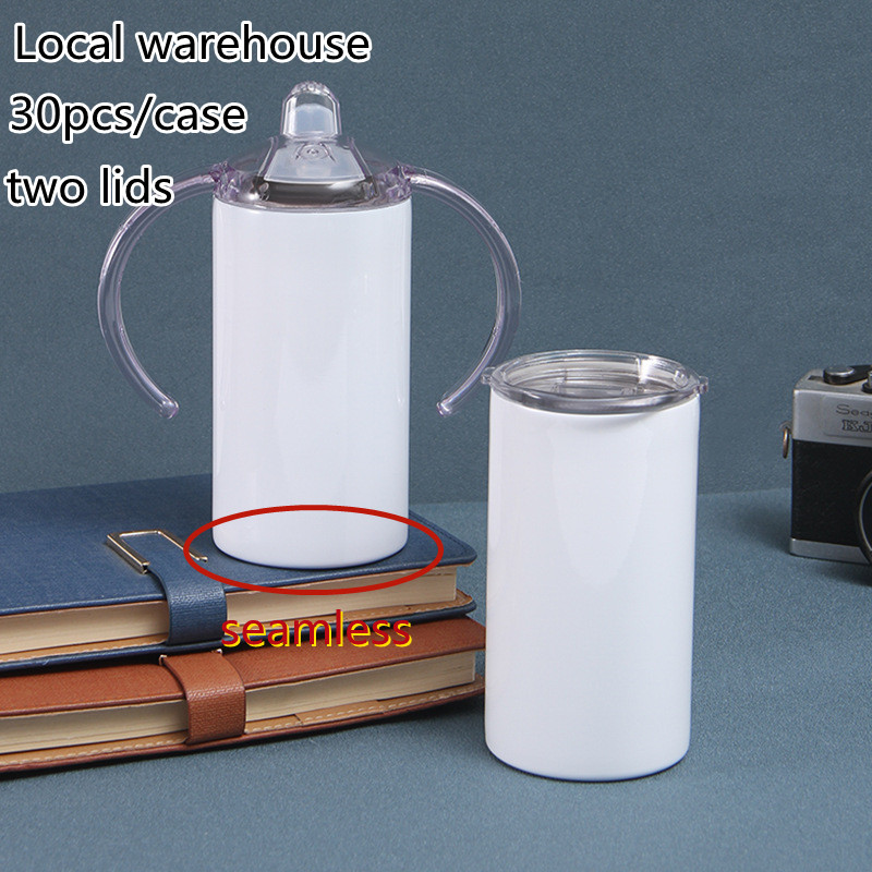 local Warehouse 12oz Sippy Cup Tumbler sublimation with Two Lids Seamless Baby Bottle Insulation Coffee Mugs Stainless Steel Kids Cups A02, White 30pcs/carton
local Warehouse 12oz Sippy Cup Tumbler sublimation with Two Lids Seamless Baby Bottle Insulation Coffee Mugs Stainless Steel Kids Cups A02, White 30pcs/carton