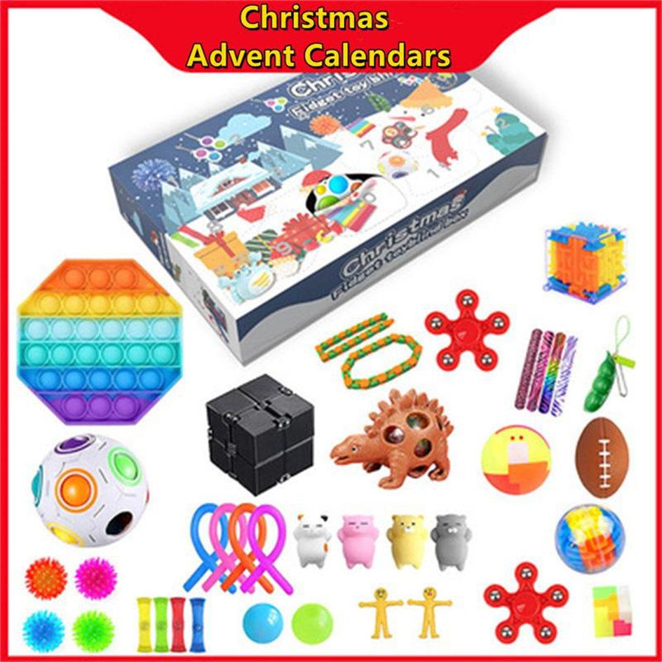 Tiktok Hot Christmas Advent Sensory Calendars Fidget Toys Bift Box Xmas Gift For Children Kids Push Bubble Autism Stress Relief Anti Anxiety DHL Delivery
Tiktok Hot Christmas Advent Sensory Calendars Fidget Toys Bift Box Xmas Gift For Children Kids Push Bubble Autism Stress Relief Anti Anxiety DHL Delivery