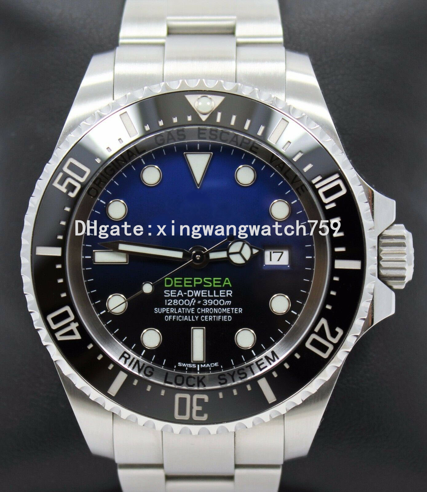Luxury DJ NEW Factory 2813 Automatic movement 116660 Blso James Cameron Black Blue Box Papers Mint sapphire Men's Watch watches, Slivery;brown
Luxury DJ NEW Factory 2813 Automatic movement 116660 Blso James Cameron Black Blue Box Papers Mint sapphire Men's Watch watches, Slivery;brown