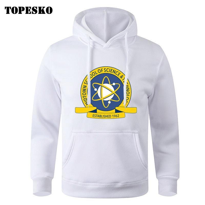 TOPESKO Movie Homecoming Fleece Hoodies Pullover Peter Tom Holland Cosplay Sweatshirt Unisex Tops 201020