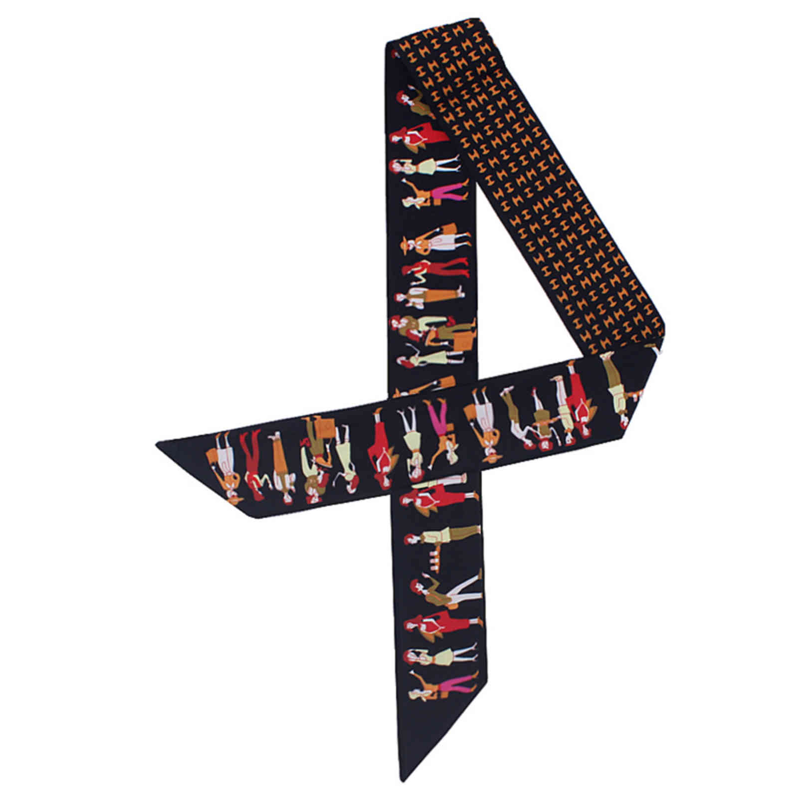 H Brand 100cm*5cm People Human Printed Bag Strap Small Scarf Women Twill Silk Scarf Headband Long Scarves Bag Accessories Ribbon
H Brand 100cm*5cm People Human Printed Bag Strap Small Scarf Women Twill Silk Scarf Headband Long Scarves Bag Accessories Ribbon