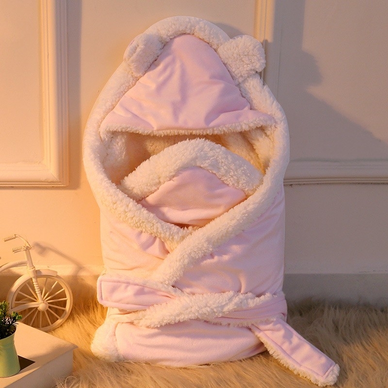 CROAL CHERIE Baby & Swaddling Newborn Soft Fleece Sofa Blanket Solid Dwe76 Bedding Set Cotton Quilt Kids Stroller Blankets 210309