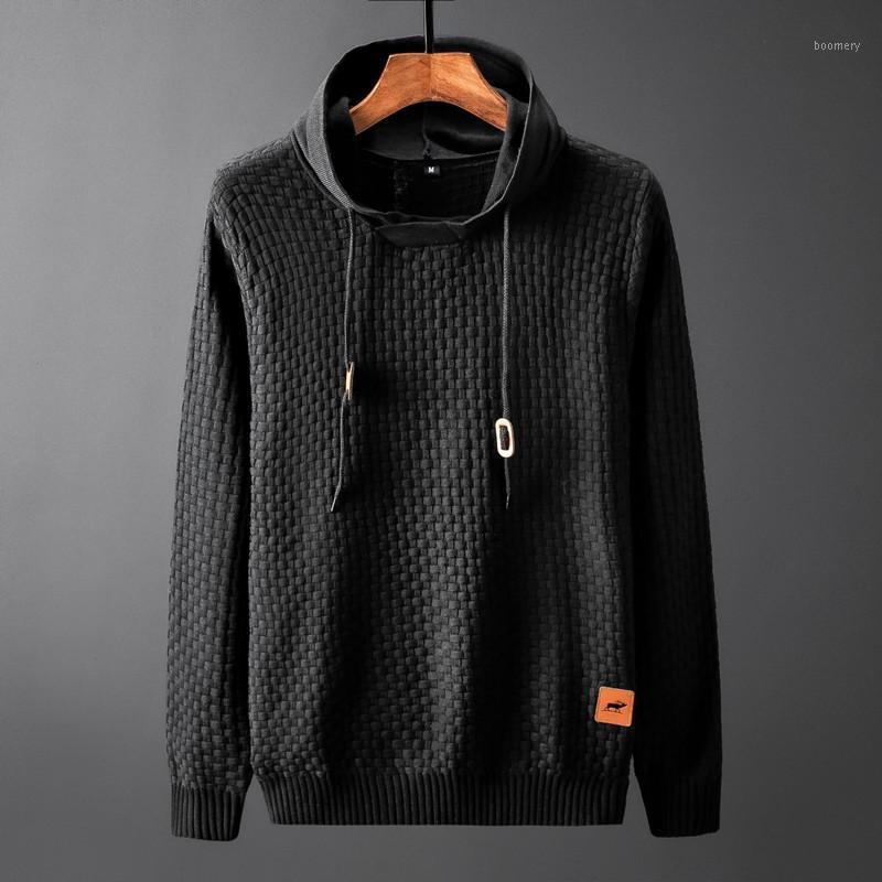 Men's Sweaters Men Hooded Wool Pullover Autumn Warm Winter Patchwork Long Sleeve Slim Fit Clothes Knitted Casual Male Sweater, Black
Men's Sweaters Men Hooded Wool Pullover Autumn Warm Winter Patchwork Long Sleeve Slim Fit Clothes Knitted Casual Male Sweater, Black