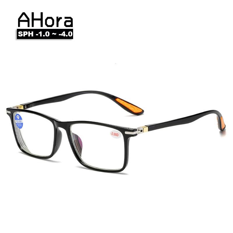 Fashion Sunglasses Frames Ahora Blue Light Blocking Square Myopia Glasses Finished For Men Women PC Ultralight Frame Optical Eyeglasses -1.0
Fashion Sunglasses Frames Ahora Blue Light Blocking Square Myopia Glasses Finished For Men Women PC Ultralight Frame Optical Eyeglasses -1.0