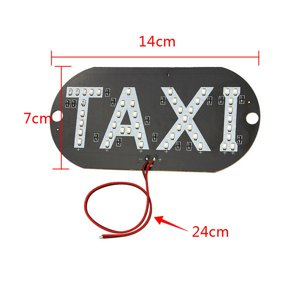 TAXI Cab Windscreen Windshield LED Light Sign Car High Brightness Lamp Bulb for drivers hot sale