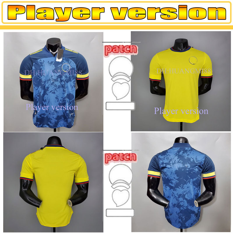 2021Player version Colombia Soccer Jersey LUIS Duván S?NCHEZ ZAPATA RODR?GUEZ MURIEL MINA MORELOS FALCAO Football shirt