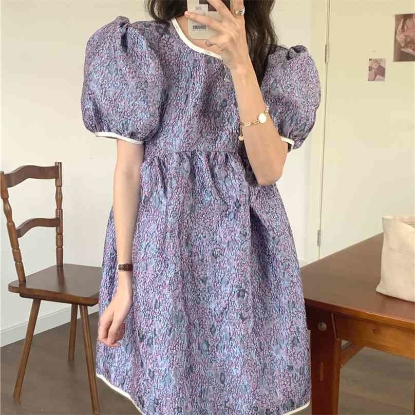 Princess Party Florals Summer Puff Sleeve Women Mini Dresses Retro Loose Casual Chic Elegant Vestidos 210525, Purple
Princess Party Florals Summer Puff Sleeve Women Mini Dresses Retro Loose Casual Chic Elegant Vestidos 210525, Purple
