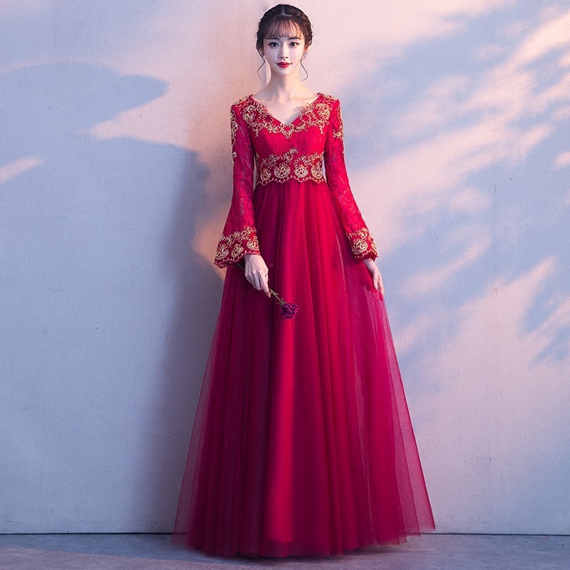 Slevee Costumes Women Neck Wedding Party Cheongsam Elegant to Prom Qipao Long Dress Vestido Lv6l, Burgundy - a
Slevee Costumes Women Neck Wedding Party Cheongsam Elegant to Prom Qipao Long Dress Vestido Lv6l, Burgundy - a