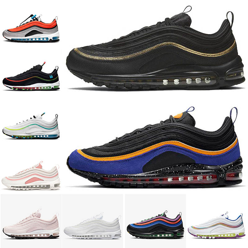 New 2021 SLIME Black Bullet 97 USA Bred Worldwide White 97s Mens Women Running Shoes Easter Triple Volt Sports Sneakers Trainers size 36-45, White;red
New 2021 SLIME Black Bullet 97 USA Bred Worldwide White 97s Mens Women Running Shoes Easter Triple Volt Sports Sneakers Trainers size 36-45, White;red