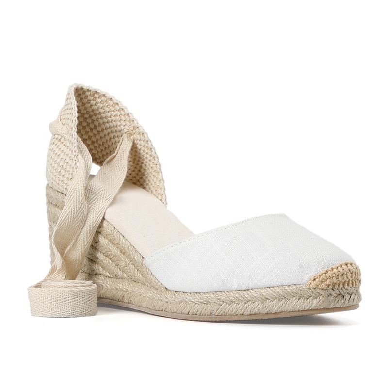 Dress Shoes 0-3cm Tienda Soludos Womens Wedge Sandals Ankle Strap Cap Toe Espadrille Sandal Concise Cotton Fabric {sandals} Women, 7cm white
Dress Shoes 0-3cm Tienda Soludos Womens Wedge Sandals Ankle Strap Cap Toe Espadrille Sandal Concise Cotton Fabric {sandals} Women, 7cm white