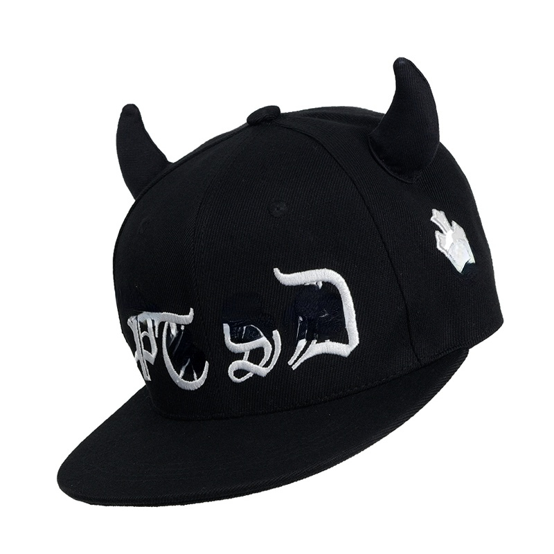 Newest Letter Embroidered Ox Horn Baseball Cap Men's and Women's Trendy Hip Hop Casual Flat Brim Hat, Blue
Newest Letter Embroidered Ox Horn Baseball Cap Men's and Women's Trendy Hip Hop Casual Flat Brim Hat, Blue
