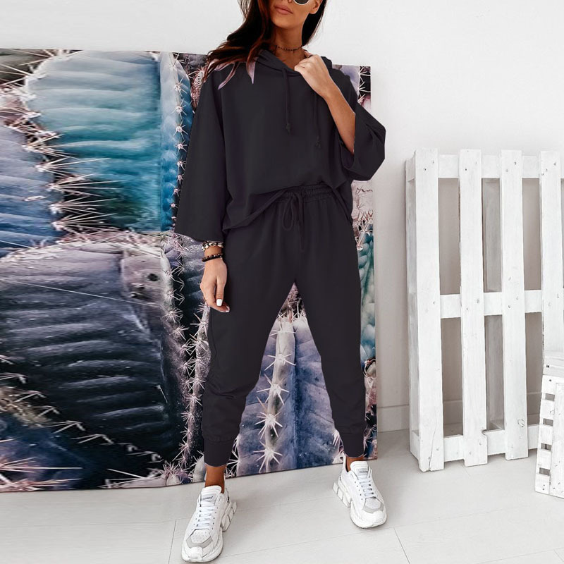 2021 New Long Sleeve Women Hooded Long-sleeved Trousers Solid Casual Sweater Sleepwear Femal Home Suit Hoodies Sportsuits Warm U873, Fuchsia
2021 New Long Sleeve Women Hooded Long-sleeved Trousers Solid Casual Sweater Sleepwear Femal Home Suit Hoodies Sportsuits Warm U873, Fuchsia