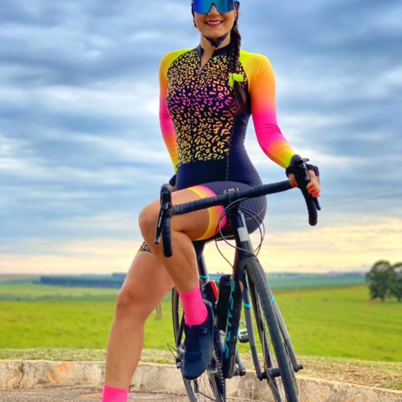 Racing Sets 2022 Women's Triathlon Long Sleeve Cycling Jersey Skinsuit Maillot Ropa Ciclismo MTB GEL Pink Pad Bike Jumpsuit Kits, Black;blue
Racing Sets 2022 Women's Triathlon Long Sleeve Cycling Jersey Skinsuit Maillot Ropa Ciclismo MTB GEL Pink Pad Bike Jumpsuit Kits, Black;blue