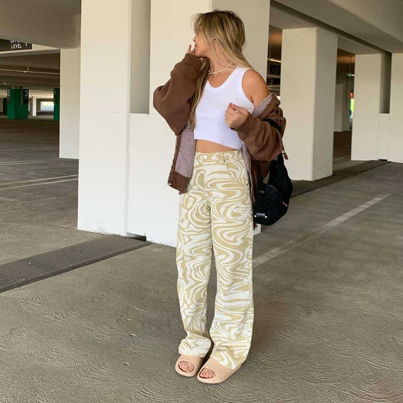 zebra pattern women's straight pants, high waist loose casual wear, Harajuku Y2K style, korean style pants 210602, Brown
zebra pattern women's straight pants, high waist loose casual wear, Harajuku Y2K style, korean style pants 210602, Brown