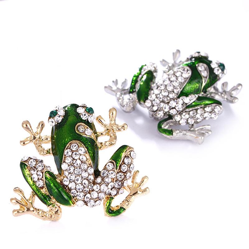 Pins, Brooches 2021 Enamel Brooch Pin Crystal Esmalte Green Frog Animal Ouro Joyas Fashion Mujer Sweater Bjoux Clip Pins, Gray
Pins, Brooches 2021 Enamel Brooch Pin Crystal Esmalte Green Frog Animal Ouro Joyas Fashion Mujer Sweater Bjoux Clip Pins, Gray