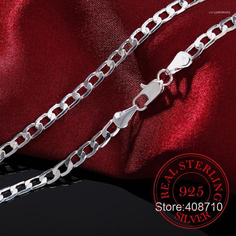 Sterling Silver 16/18/20/22/24/26/28/30 Inches 4MM Side Chain Necklace For Women Men Fashion Wedding Jewelry Gifts1
Sterling Silver 16/18/20/22/24/26/28/30 Inches 4MM Side Chain Necklace For Women Men Fashion Wedding Jewelry Gifts1