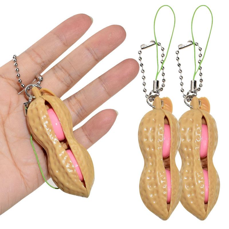 Fidget peanut pea squishes squeeze toys dimple Keychain Stress Relief key ring anti ADHD vent balls toy Squeezy peas
Fidget peanut pea squishes squeeze toys dimple Keychain Stress Relief key ring anti ADHD vent balls toy Squeezy peas