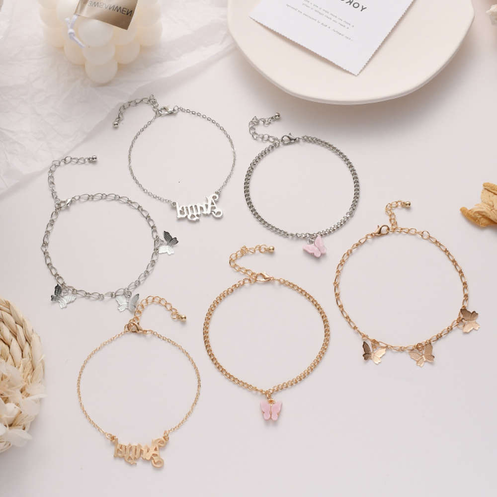 Wind jewelry personality multi-layer letter hand decoration simple temperament Butterfly Bracelet women's year fashion c147, Golden;silver
Wind jewelry personality multi-layer letter hand decoration simple temperament Butterfly Bracelet women's year fashion c147, Golden;silver