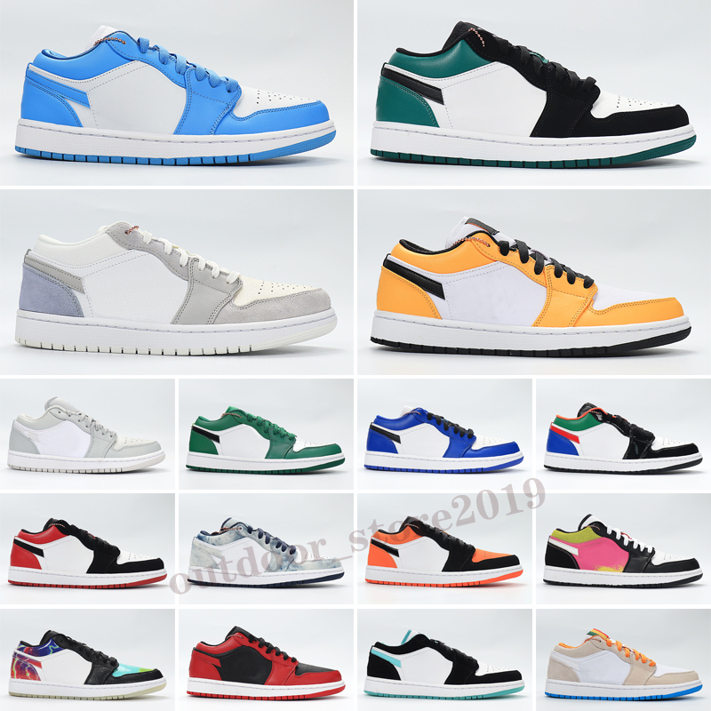 New Low 1 1s basket ball shoes UNC hyper royal pine green Paris tie-dye triple white men mens sneakers women trainers US 5.5-11
New Low 1 1s basket ball shoes UNC hyper royal pine green Paris tie-dye triple white men mens sneakers women trainers US 5.5-11