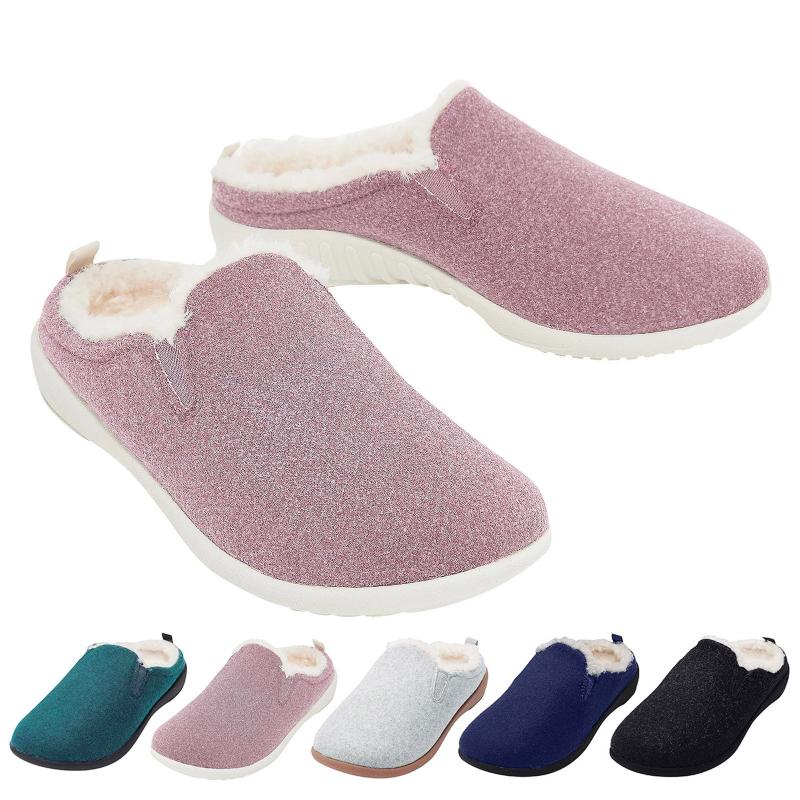 Slippers Winter Fashion Women's Casual Shoes Breathable Slip-on Flats Plush Thermal Indoor Non-slip Soft, Blue
Slippers Winter Fashion Women's Casual Shoes Breathable Slip-on Flats Plush Thermal Indoor Non-slip Soft, Blue