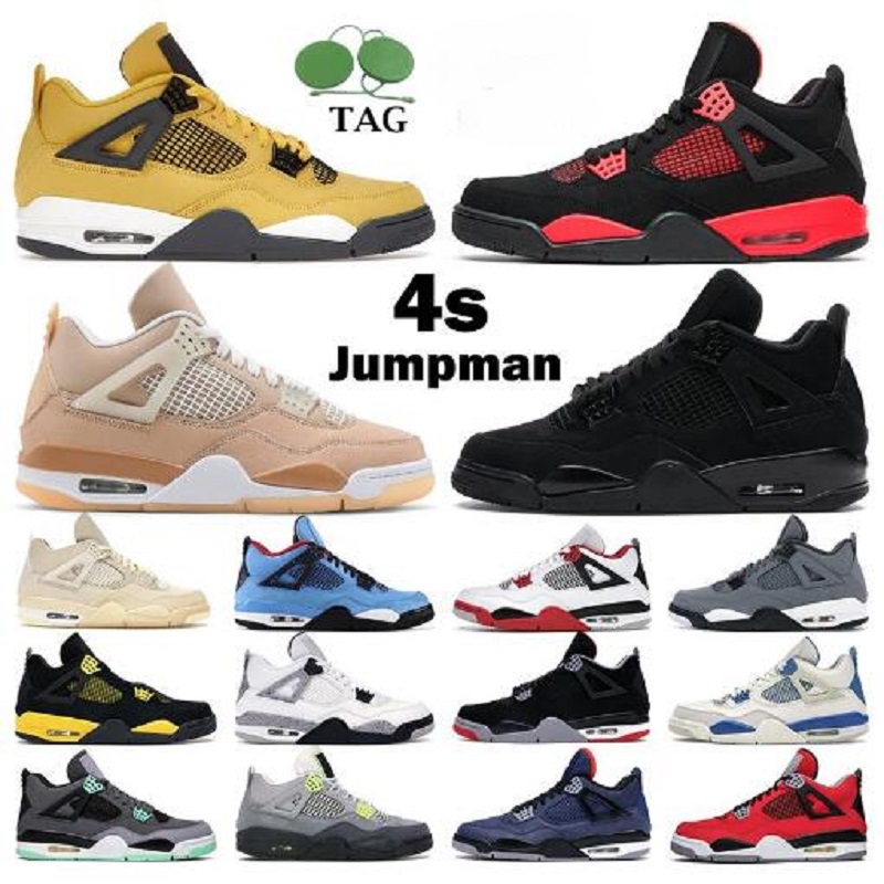 Basketball Shoes men women jumpman 4s Shimmer fire red 4 Black Cat Desert Moss University Blue Bred Oreo Cactus Jack Thunder mens trainers sports sneakers, # 37
Basketball Shoes men women jumpman 4s Shimmer fire red 4 Black Cat Desert Moss University Blue Bred Oreo Cactus Jack Thunder mens trainers sports sneakers, # 37
