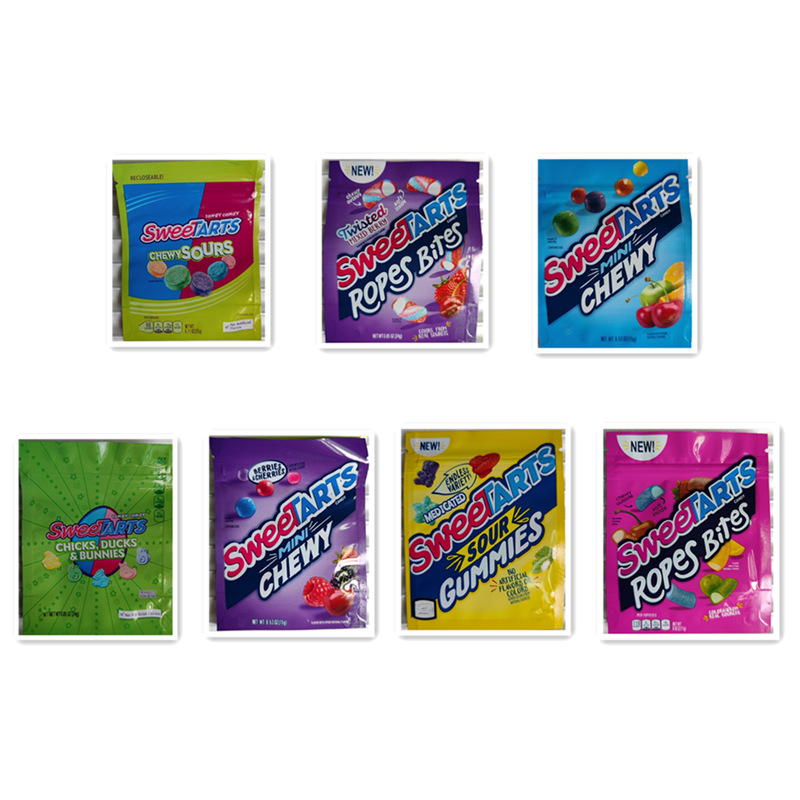 3.5g Packaging bag sour gummy candy sweetarts rope bites sours gummies mini cherry resealable edibles Herb Zipper Dry Retail Empty package f
3.5g Packaging bag sour gummy candy sweetarts rope bites sours gummies mini cherry resealable edibles Herb Zipper Dry Retail Empty package f
