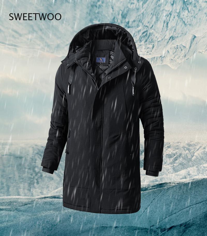 Skiing Jackets Classic Thick Hooded Windbreaker Parka For Men Long Warm Coat With Pockets Fall-Winter Collection, Black
Skiing Jackets Classic Thick Hooded Windbreaker Parka For Men Long Warm Coat With Pockets Fall-Winter Collection, Black