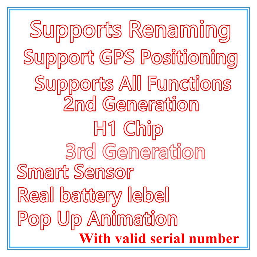 2021 newest tws Air Gen 3 H1 Chip Rename GPS Wireless Charging Bluetooth Headphones PK Pods 2 AP Pro AP2 AP3 Chip Earbuds 2nd Generation
2021 newest tws Air Gen 3 H1 Chip Rename GPS Wireless Charging Bluetooth Headphones PK Pods 2 AP Pro AP2 AP3 Chip Earbuds 2nd Generation