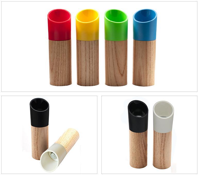 Wooden Salt And Pepper Grinder Oak Wood Pepper Mills Hand Movement Grinding Kitchen Cooking Tools Wholesale
