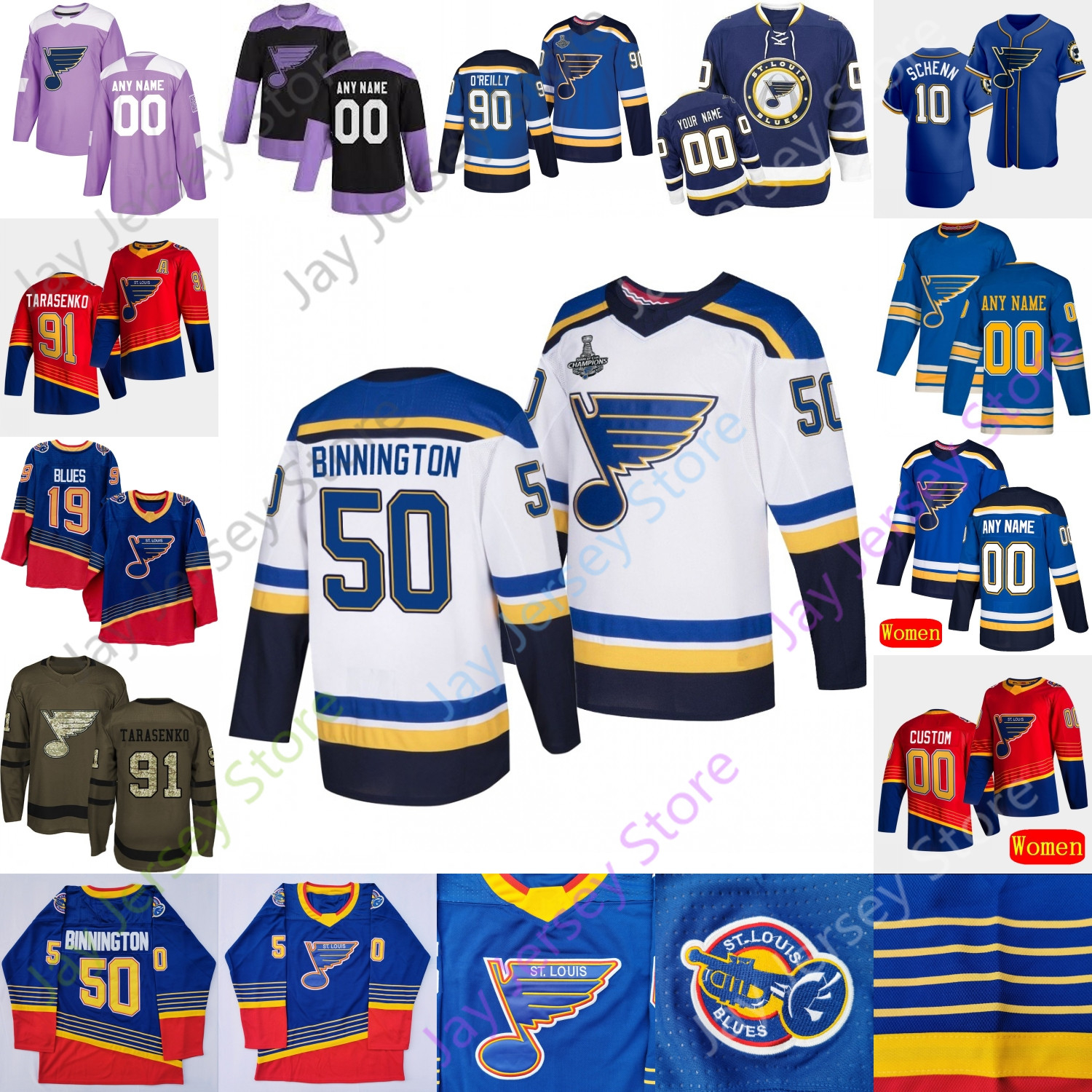 St. Louis Blues Ice Hockey Jersey Oskar Sundqvist Robert Thomas Jake Walman Bob Gassoff Bob Plager Barclay Plager Brian Sutter Federko, Black;red
St. Louis Blues Ice Hockey Jersey Oskar Sundqvist Robert Thomas Jake Walman Bob Gassoff Bob Plager Barclay Plager Brian Sutter Federko, Black;red